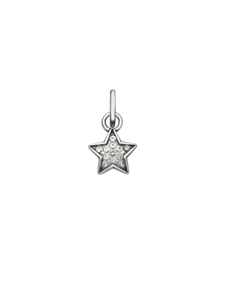 CHARM DONNA MINI STELLA CRYSTAL BIANCO IN ARGENTO GIOVANNI RASPINI