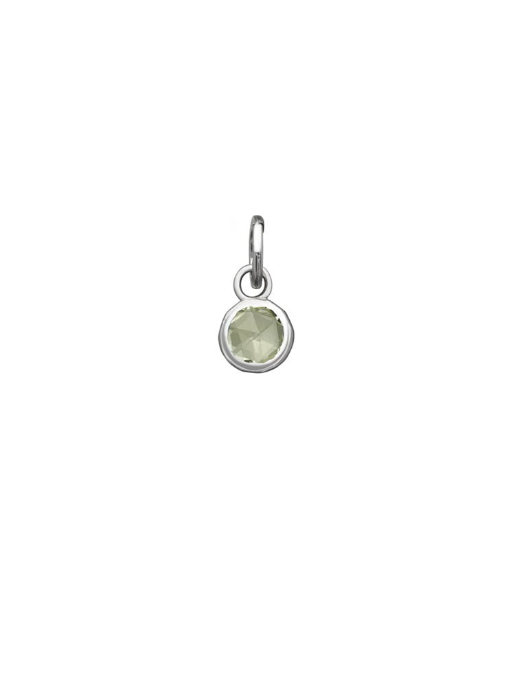 CHARM DONNA MINI CRYSTAL VERDE LIME PICCOLO IN ARGENTO GIOVANNI RASPINI
