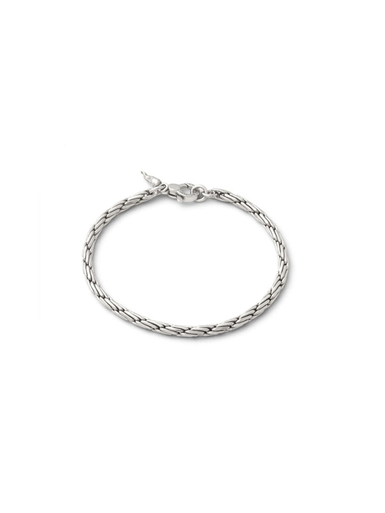 BRACCIALE UOMO CATENA CORDA IN ARGENTO GIOVANNI RASPINI