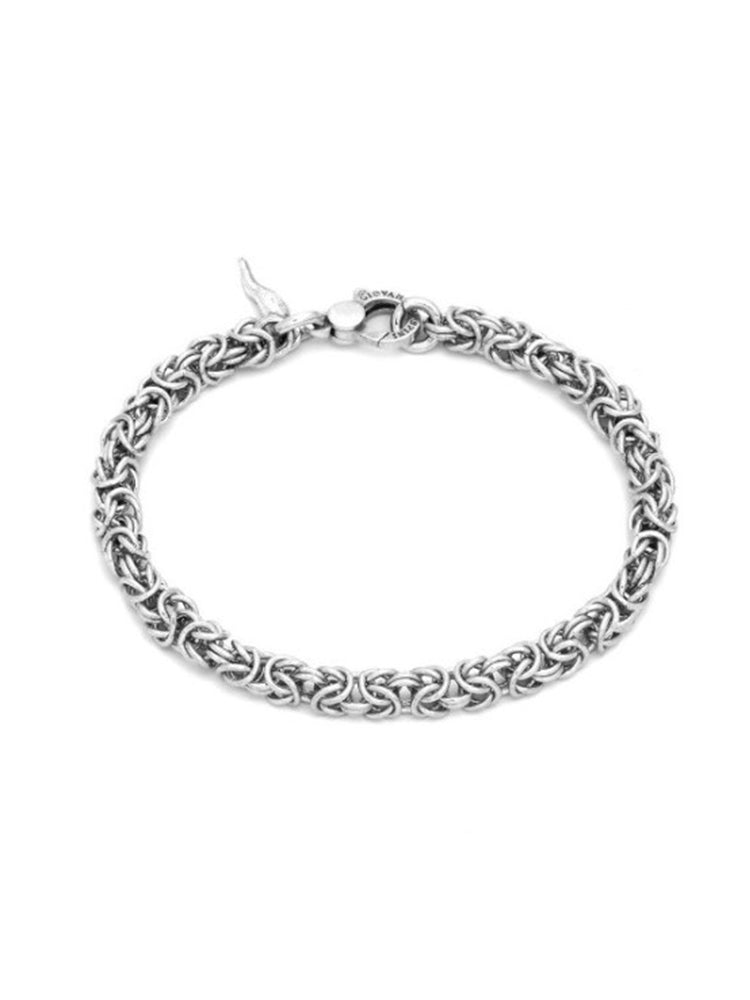 BRACCIALE UOMO MAGLIA BIZANTINA MINI 21 CM GIOVANNI RASPINI
