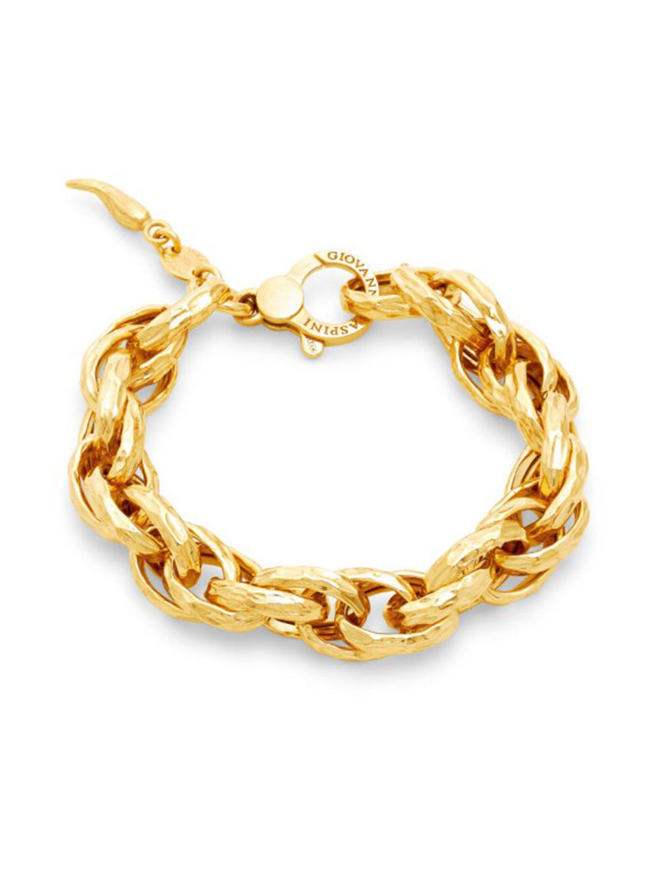 BRACCIALE DONNA SOFIA IN ARGENTO DORATO A CATENA GIOVANNI RASPINI