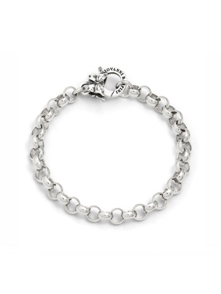 BRACCIALE DONNA ROLO' CHIUSURA CON FARFALLA IN ARGENTO GIOVANNI RASPINI