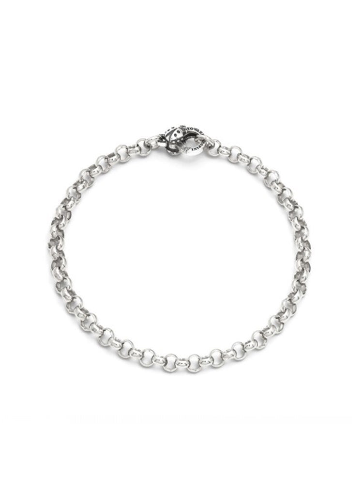 BRACCIALE DONNA ROLO' PICCOLO CHIUSURA CON COCCINELLA IN ARGENTO GIOVANNI RASPINI