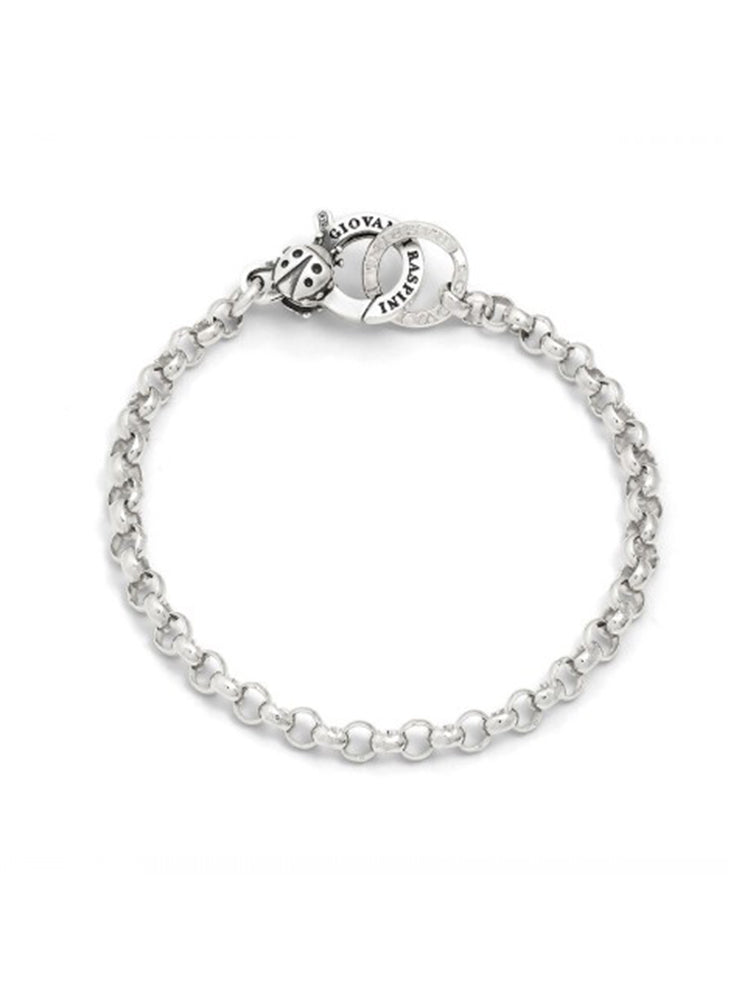 BRACCIALE DONNA BRISE' CHIUSURA CON COCCINELLA IN ARGENTO GIOVANNI RASPINI