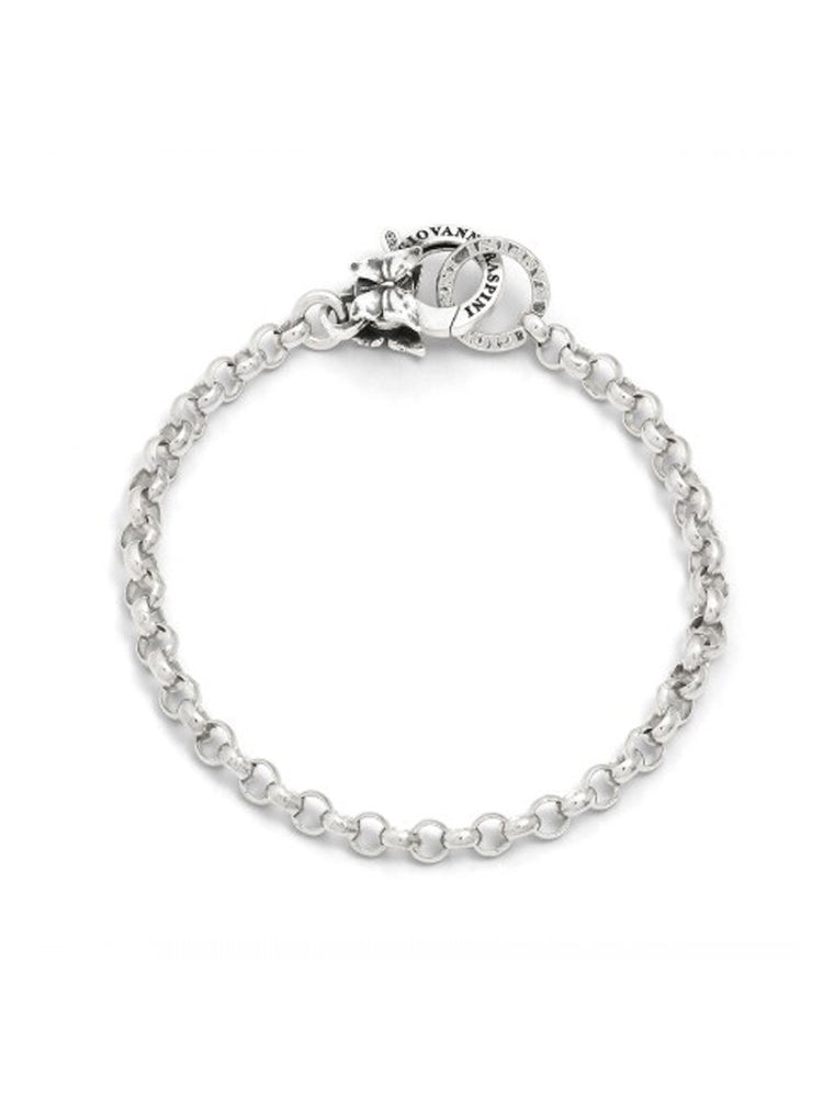 BRACCIALE DONNA BRISE' CHIUSURA CON FARFALLA IN ARGENTO GIOVANNI RASPINI