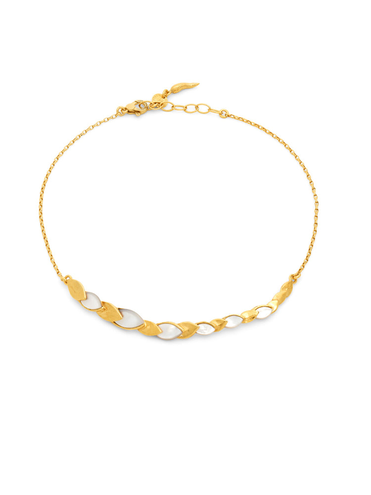 COLLANA DONNA SKIN MADREPERLA PICCOLA DORATA GIOVANNI RASPINI