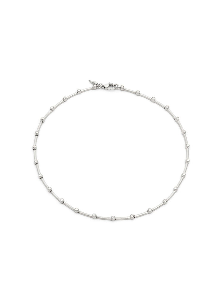 COLLANA DONNA SATELLITE GIROCOLLO IN ARGENTO CON ZIRCONI GIOVANNI RASPINI