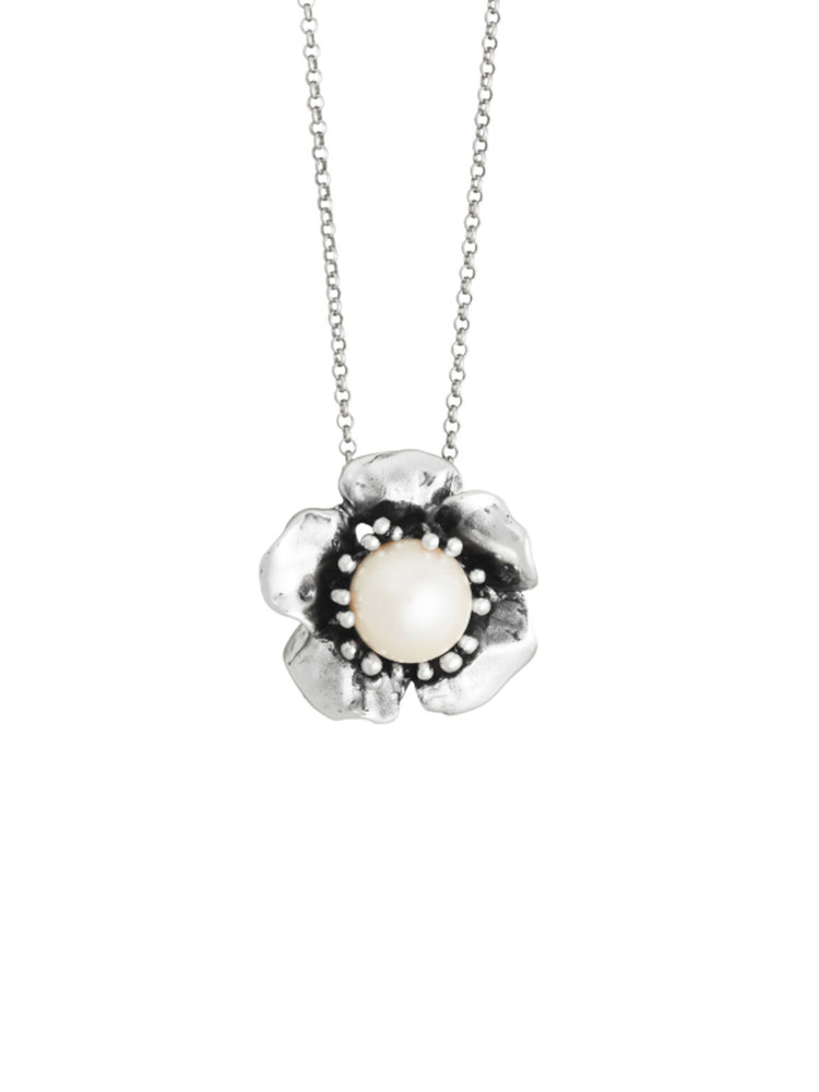 COLLANA DONNA MAGNOLIA CON PERLA CENTRALE GIOVANNI RASPINI