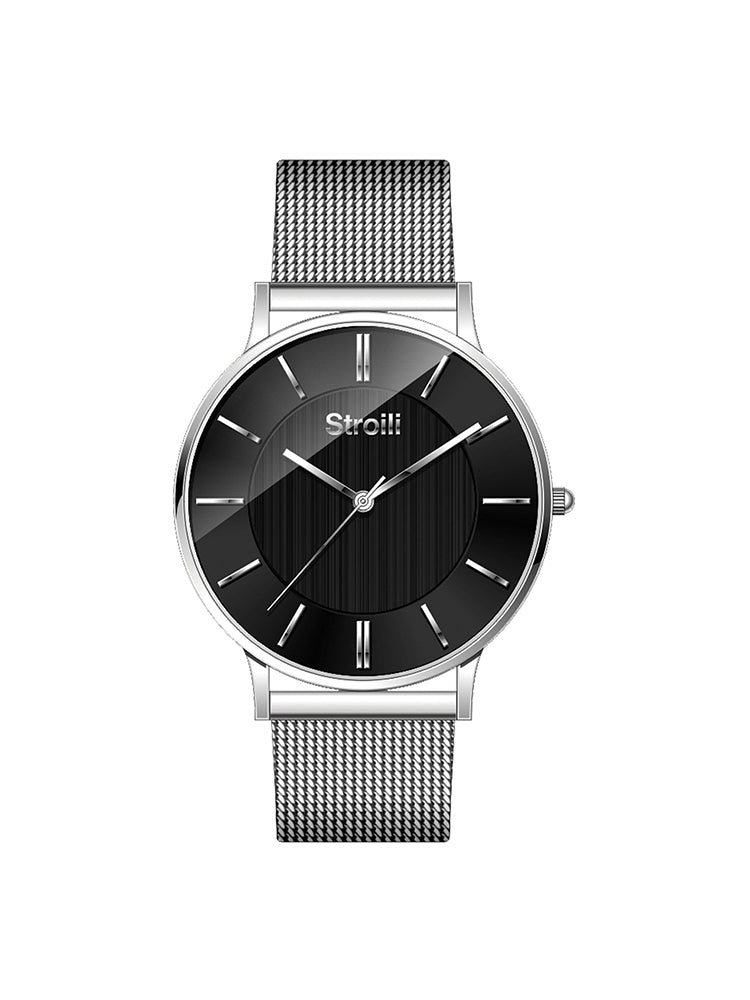 OROLOGIO UOMO SOLO TEMPO GENTLEMAN NIZZA NERO STROILI