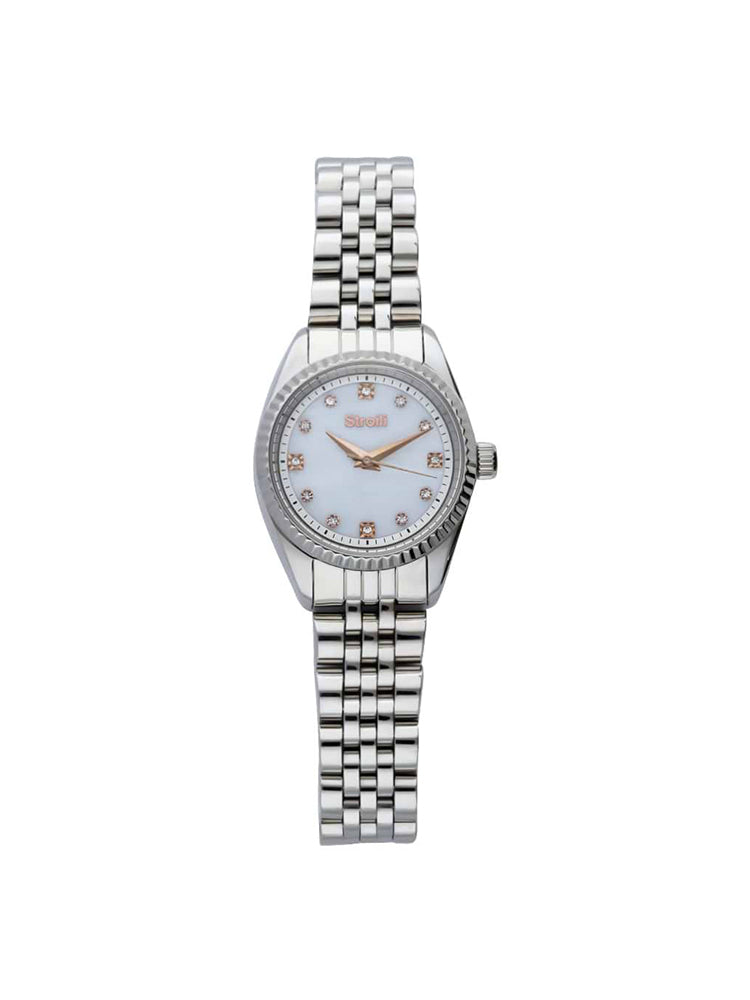 OROLOGIO DONNA SOLO TEMPO AMALFI WHITE MADREPERLA STROILI
