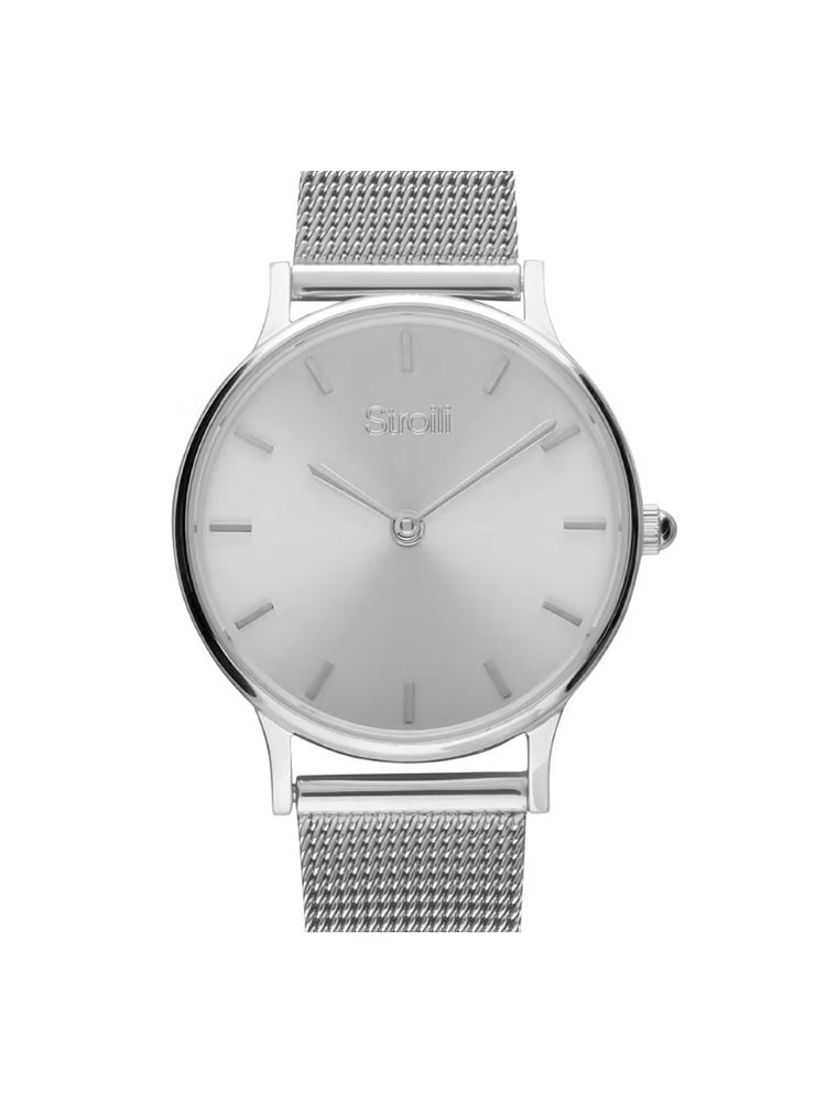 OROLOGIO DONNA  LITTLE IBIZA SOLO TEMPO CON CINTURINO E CASSA IN ACCIAIO SILVER STROILI