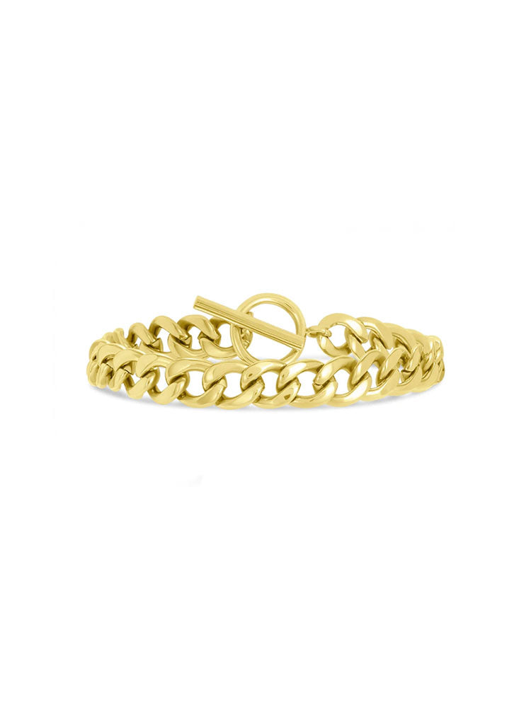 BRACCIALE DONNA IN ACCIAIO DORATO A CATENA STROILI