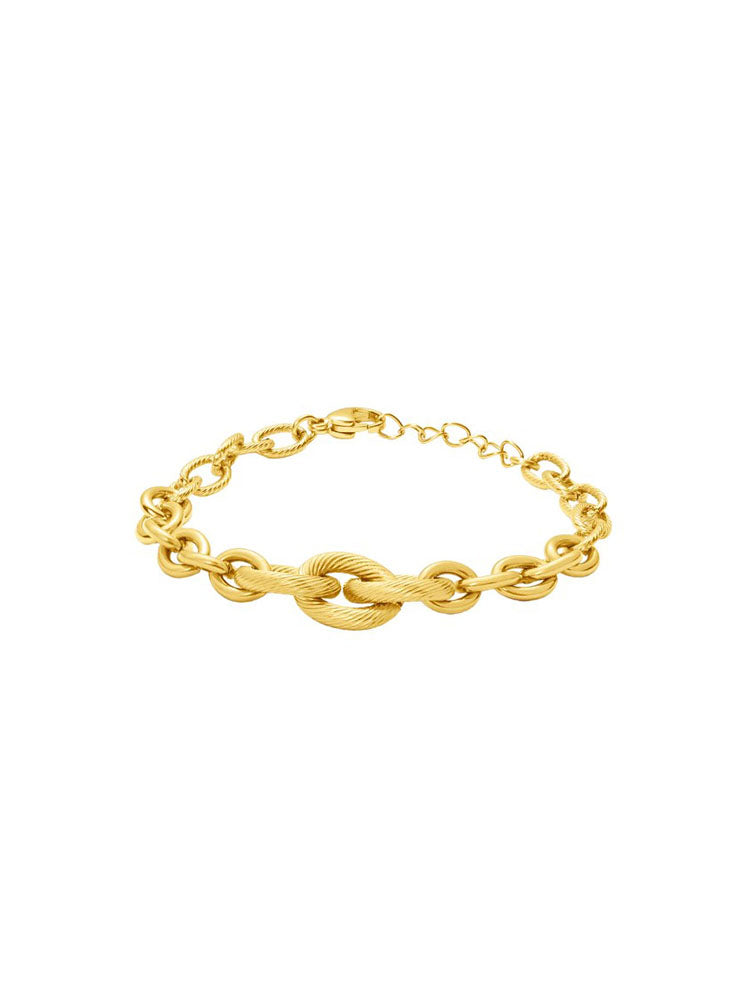 BRACCIALE DONNA LADY CODE ACCIAIO DORATO STROILI