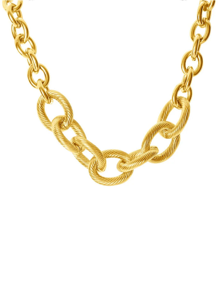 COLLANA DONNA IN ACCIAIO A CATENA ROLO' STROILI