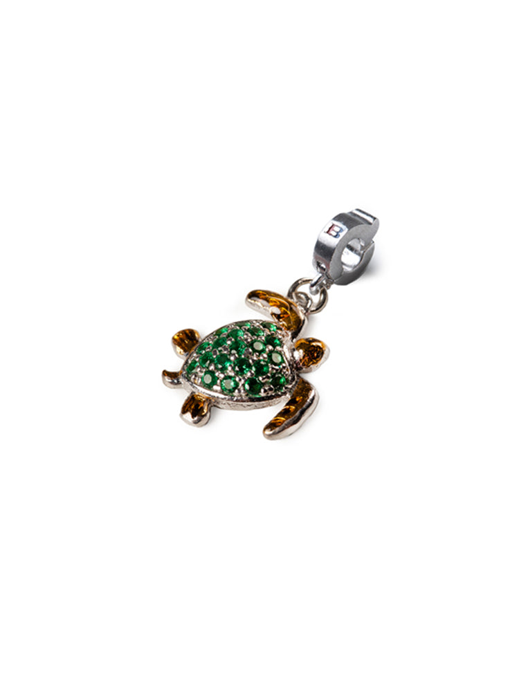 CHARM - D-JAVU LAPILLI - CARETTA - COLOR RODIO ISOLA BELLA