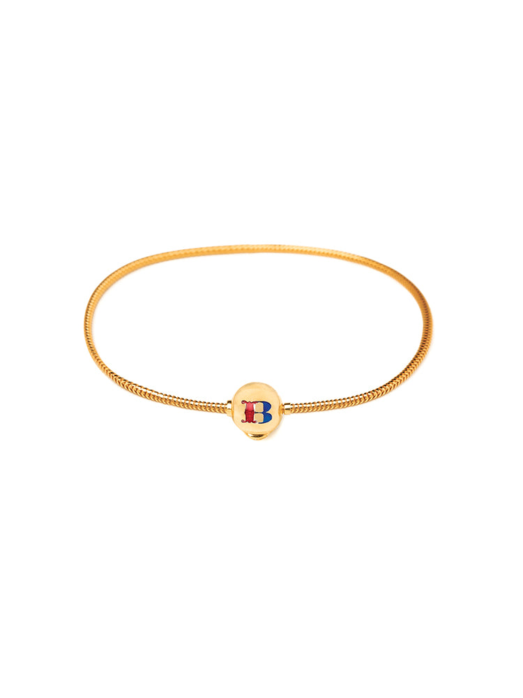 BRACCIALE DONNA CON LOGO DORATO 20 CM ISOLA BELLA