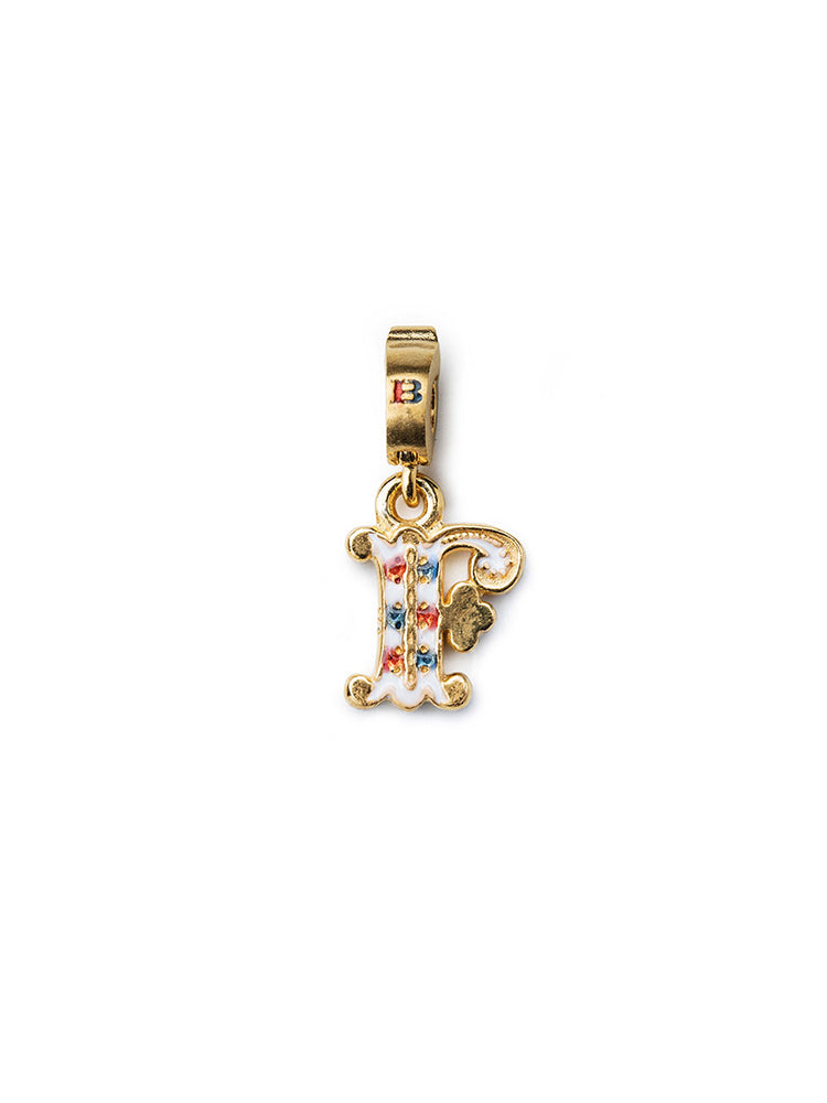 CHARM - LETTERA F - DORATO ISOLA BELLA