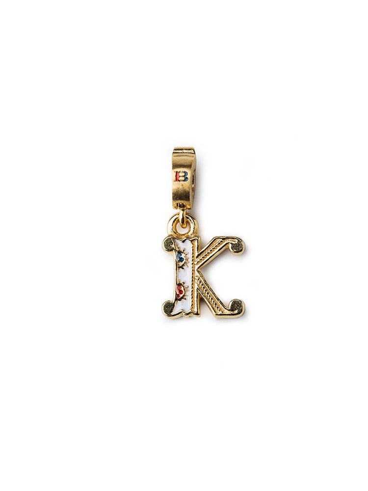 CHARM - LETTERA K - DORATO ISOLA BELLA