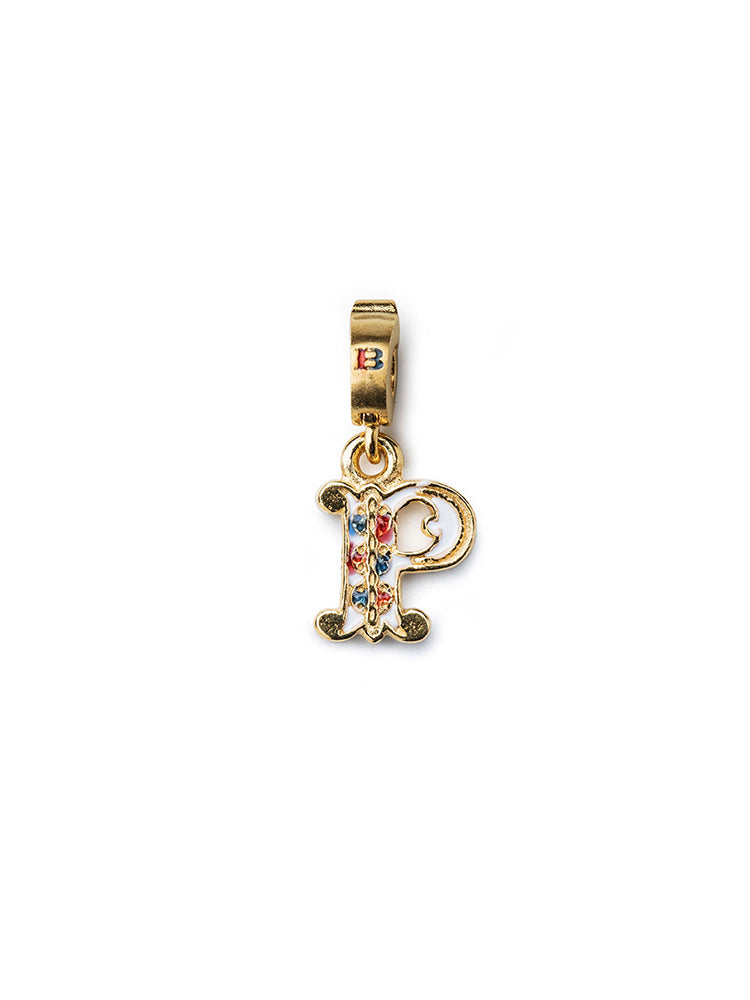 CHARM - LETTERA P - DORATO ISOLA BELLA