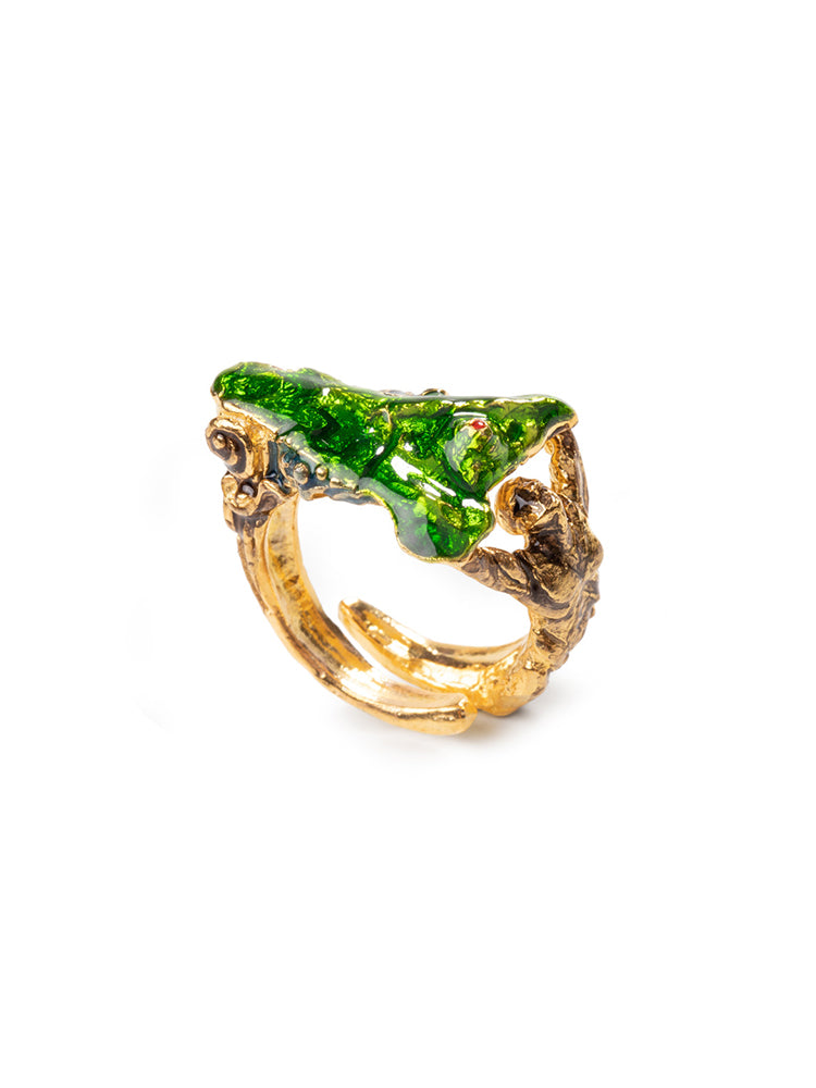 ANELLO DONNA - SICILIA LOVING SICILY - DORATO ISOLA BELLA
