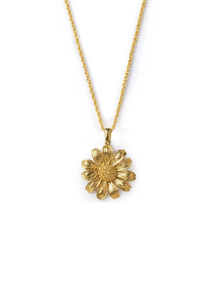 COLLANA DONNA MARGHERITA IN ARGENTO DORATO ISOLA BELLA