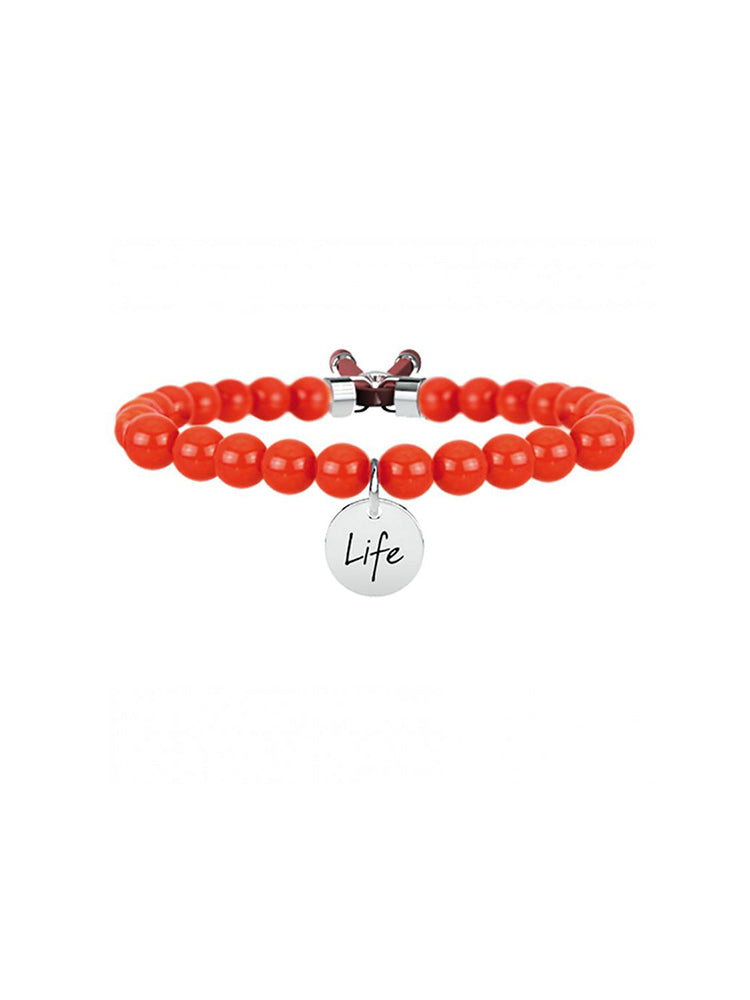 BRACCIALE DONNA SYMBOLS  - SENSUALITA' - ROSSO KIDULT