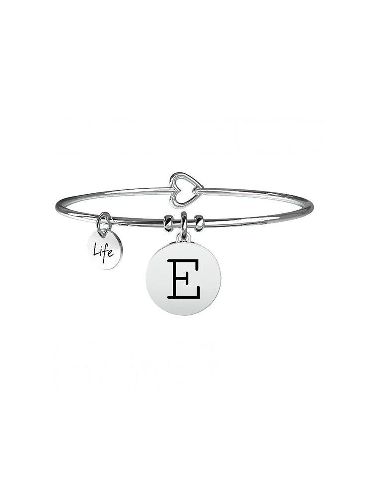 BRACCIALE DONNA - LETTERA E - RODIO KIDULT