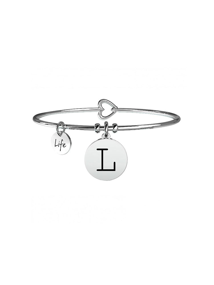 BRACCIALE DONNA - LETTERA L - RODIO KIDULT