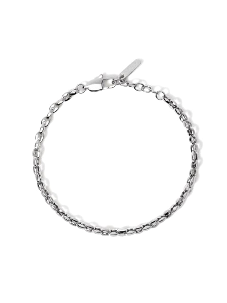 BRACCIALE UOMO IN ACCIAIO A CATENA MAGLIA MARINA 2JEWELS