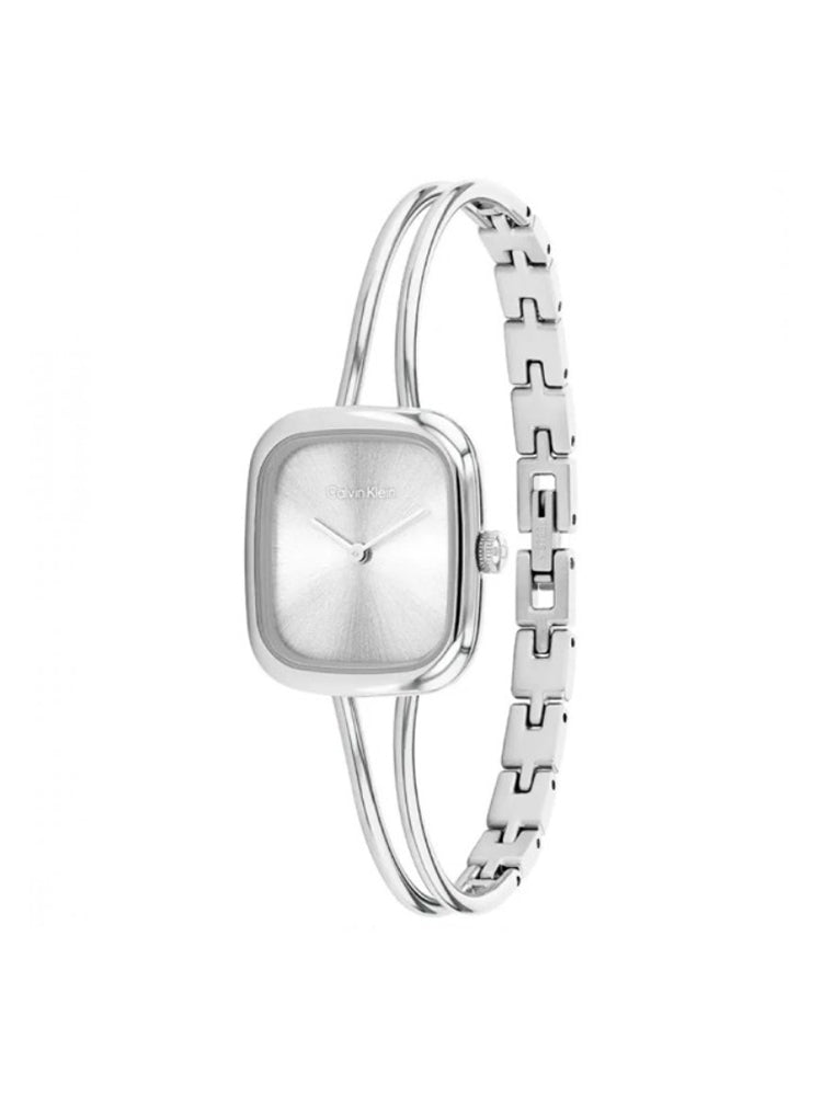 OROLOGIO DONNA CON CINTURINO RIGIDO IN ACCIAIO SILVER CALVIN KLEIN