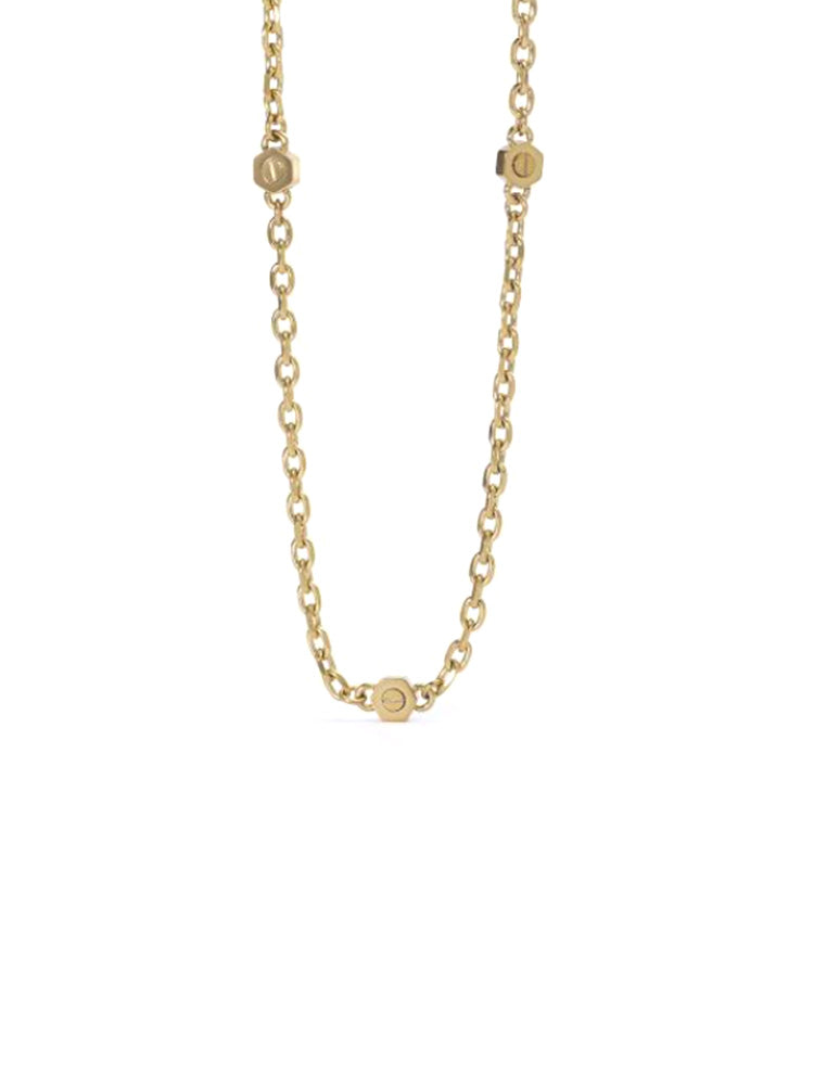 COLLANA UOMO IN ACCIAIO DORATO A CATENA 2JEWELS