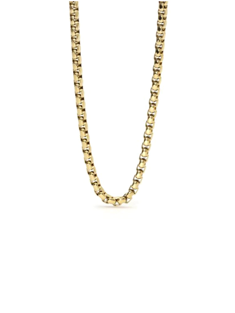 COLLANA UOMO IN ACCIAIO PVD GIALLO A CATENA 2JEWELS