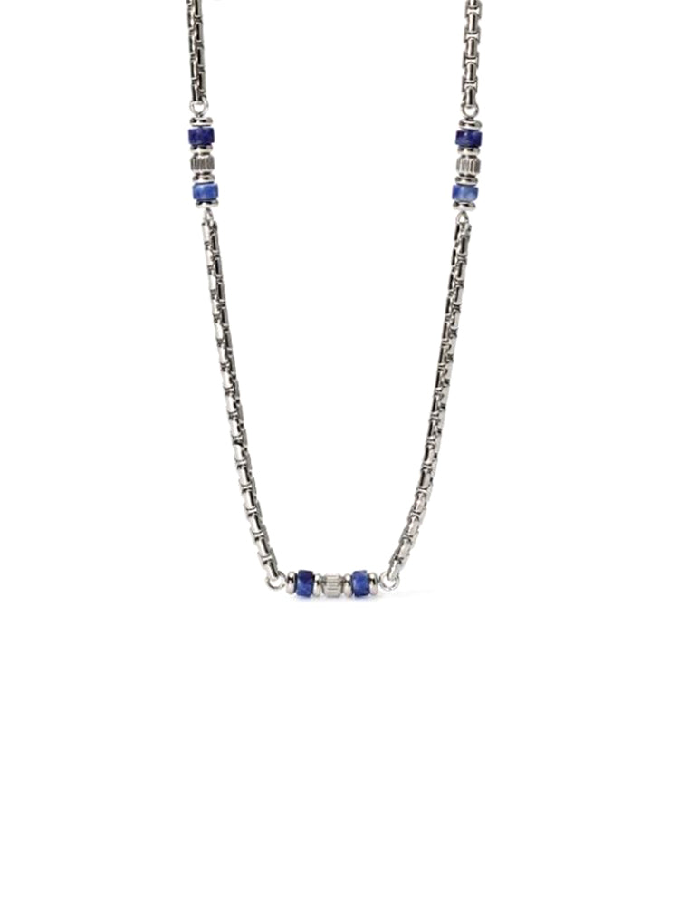 COLLANA UOMO IN ACCIAIO CON CILINDRI IN SOLADITE 2JEWELS