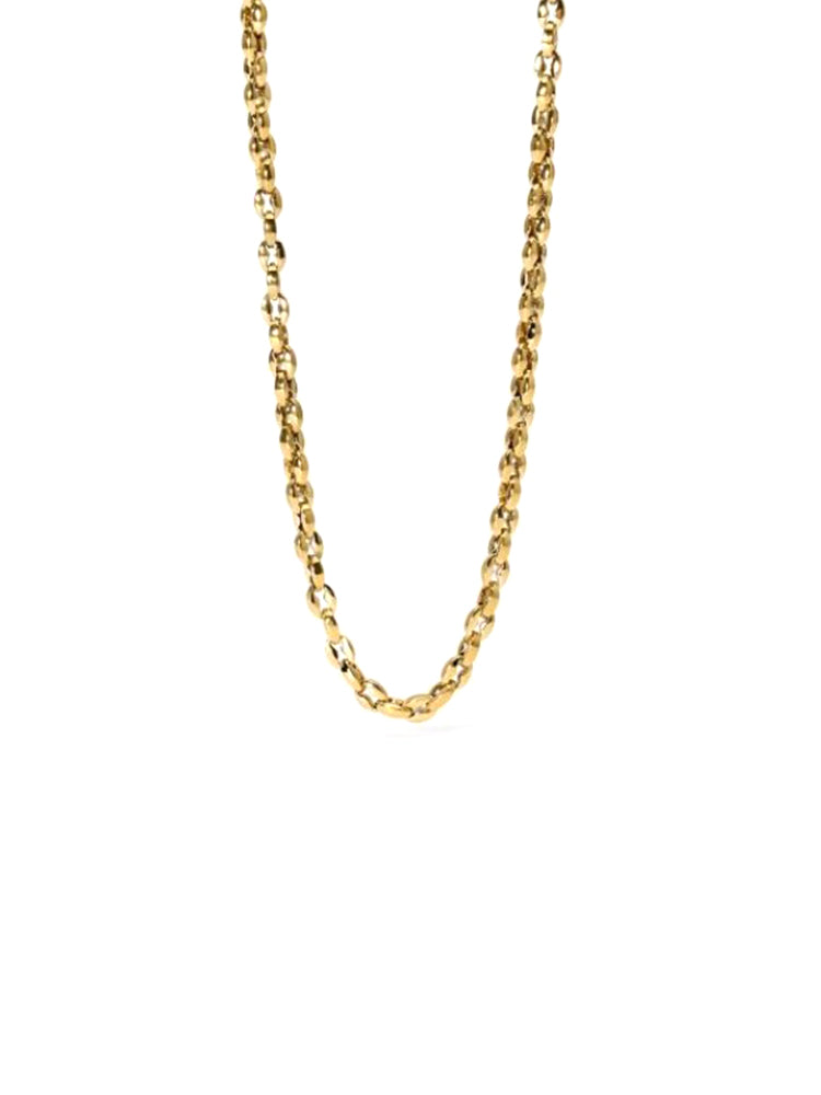 COLLANA UOMO IN ACCIAIO DORATO A CATENA AMGLIA MARINA 2JEWELS