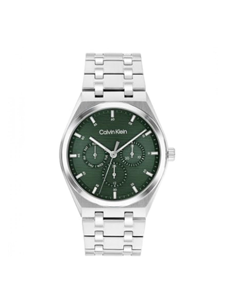 OROLOGIO UOMO IN ACCIAIO CON QUADRANTE VERDE CALVIN KLEIN