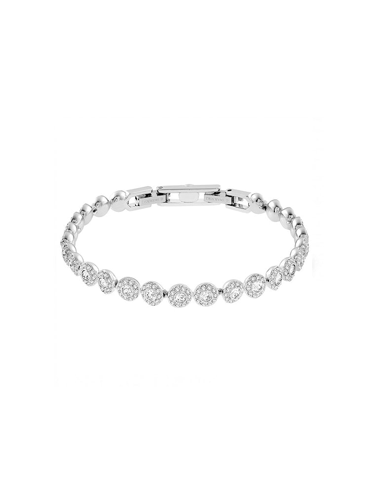 BRACCIALE DONNA ANGELIC, BIANCO CON CRISTALLI SWAROVSKI