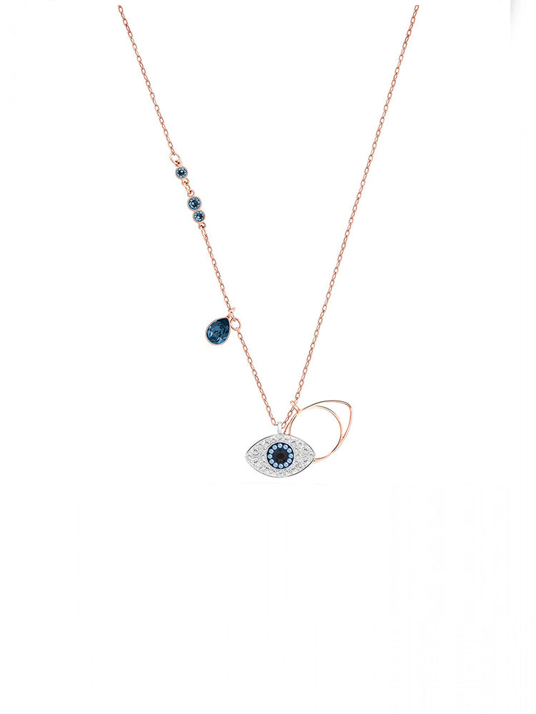 COLLANA DONNA SWA SYMBOL EVIL EYE PENDENTE SWAROVSKI