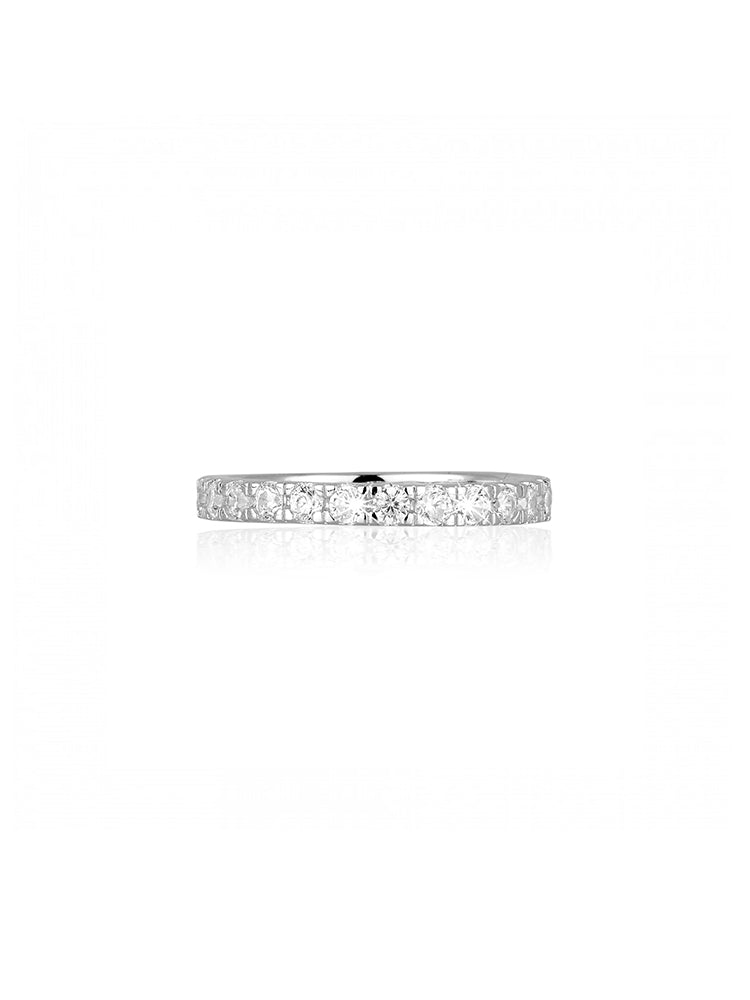 ANELLO DONNA IN ARGENTO CON ZIRCONI MISURA 19 MABINA GIOIELLI