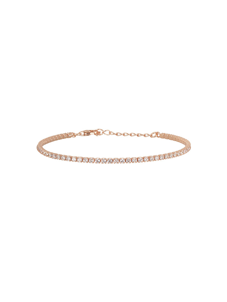 BRACCIALE DONNA TENNIS ROSATO CON ZIRCONI MABINA GIOIELLI