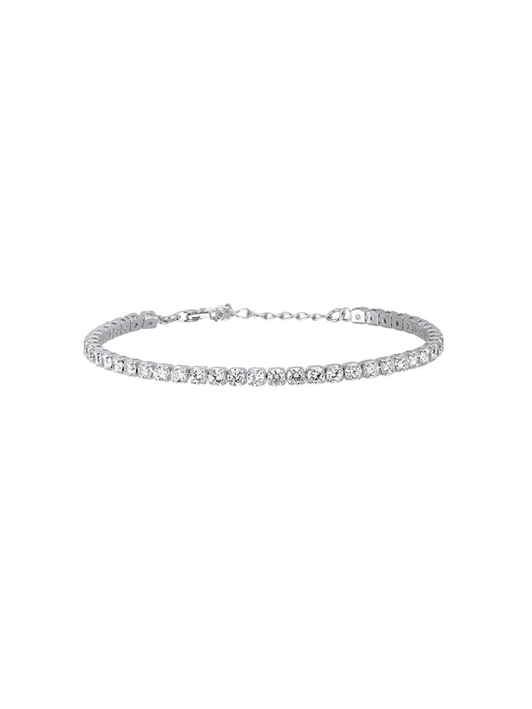 BRACCIALE DONNA TENNIS ARGENTO CON ZIRCONI MABINA GIOIELLI