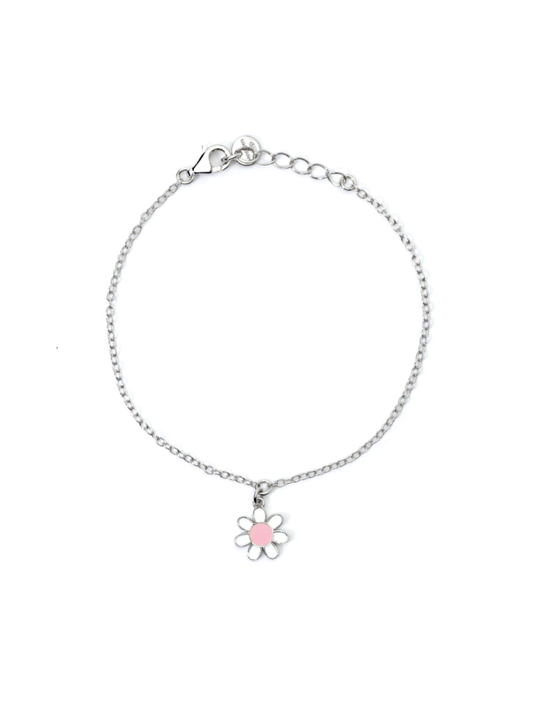 BRACCIALE BIMBA DAISY IN ARGENTO CON MARGHERITA MABINA GIOIELLI