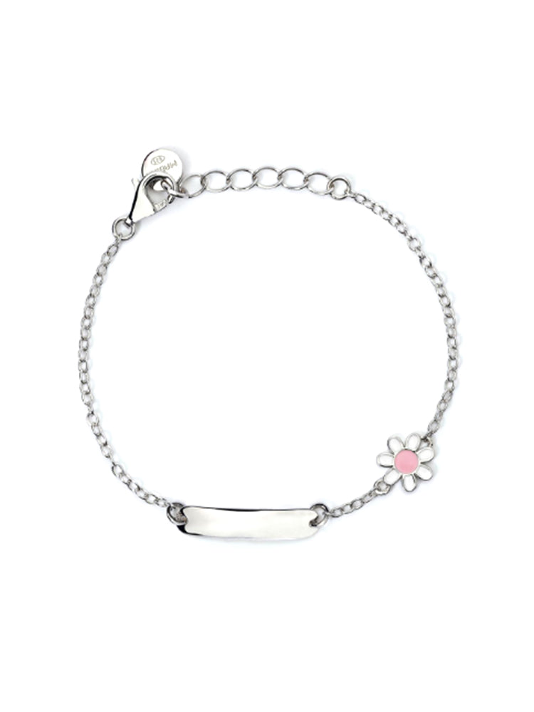 BRACCIALE BIMBA DAISY PERSONALIZZABILE IN ARGENTO CON MARGHERITA MABINA GIOIELLI