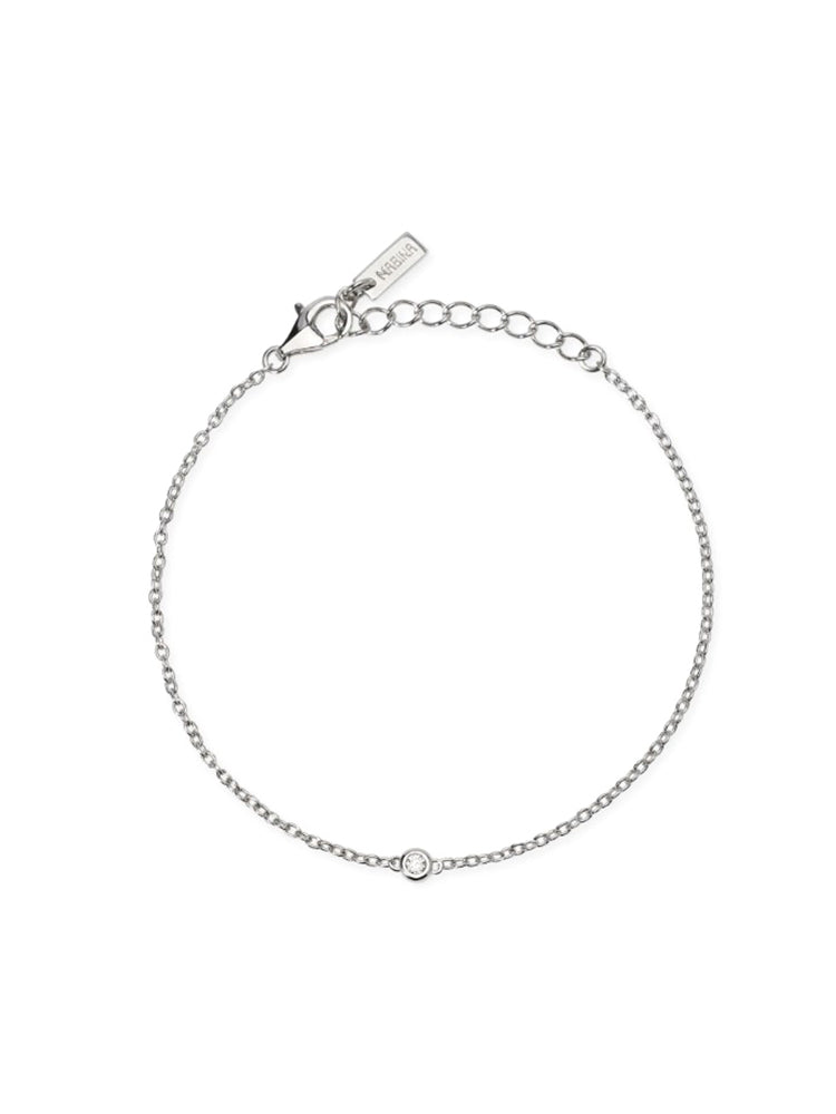 BRACCIALE DONNA IN ARGENTO CON DIAMANTE LAB-GROWN 0,09 MABINA