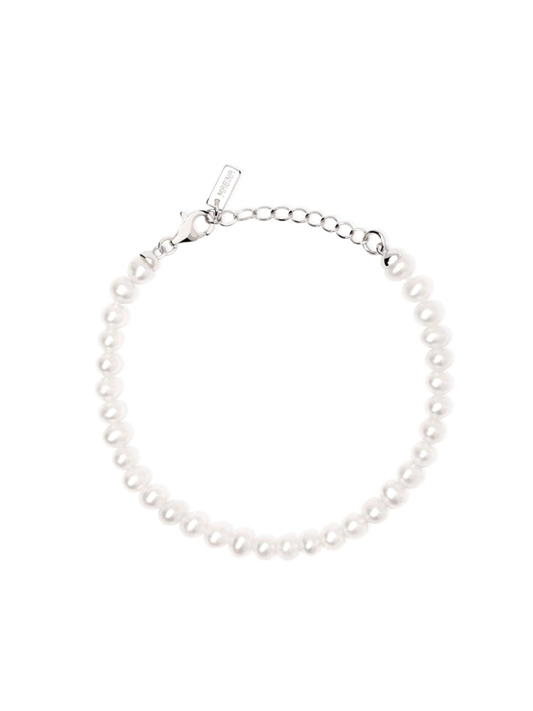 BRACCIALE DONNA CON PERLE COLTIVATE E CHIUSURA IN ARGENTO MABINA GIOIELLI
