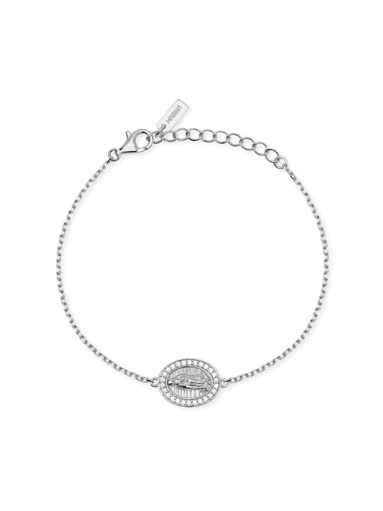 BRACCIALE DONNA IN ARGENTO CON MADONNINA MABINA GIOIELLI