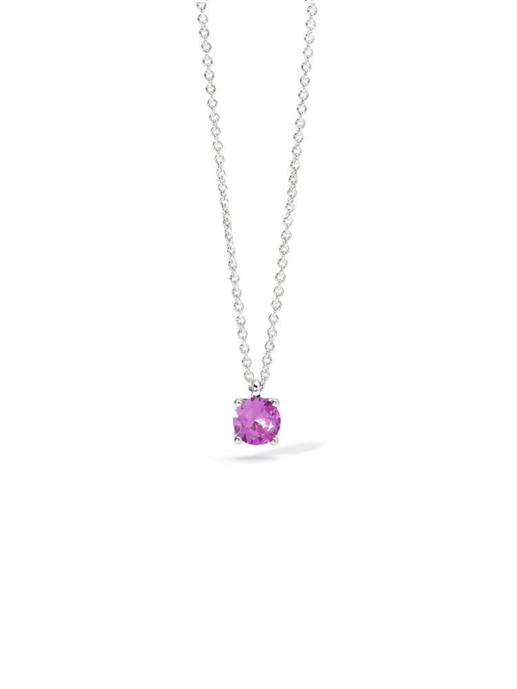 COLLANA DONNA SHINY IN ARGENTO CON TORMALINA SINTETICA MABINA GIOIELLI