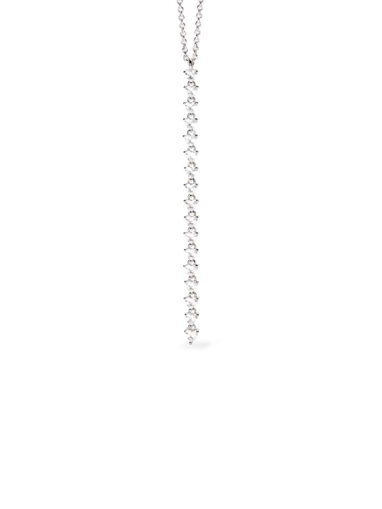 COLLANA DONNA GIROCOLLO IN ARGENTO CON PENDENTE TENNIS CON ZIRCONI MABINA