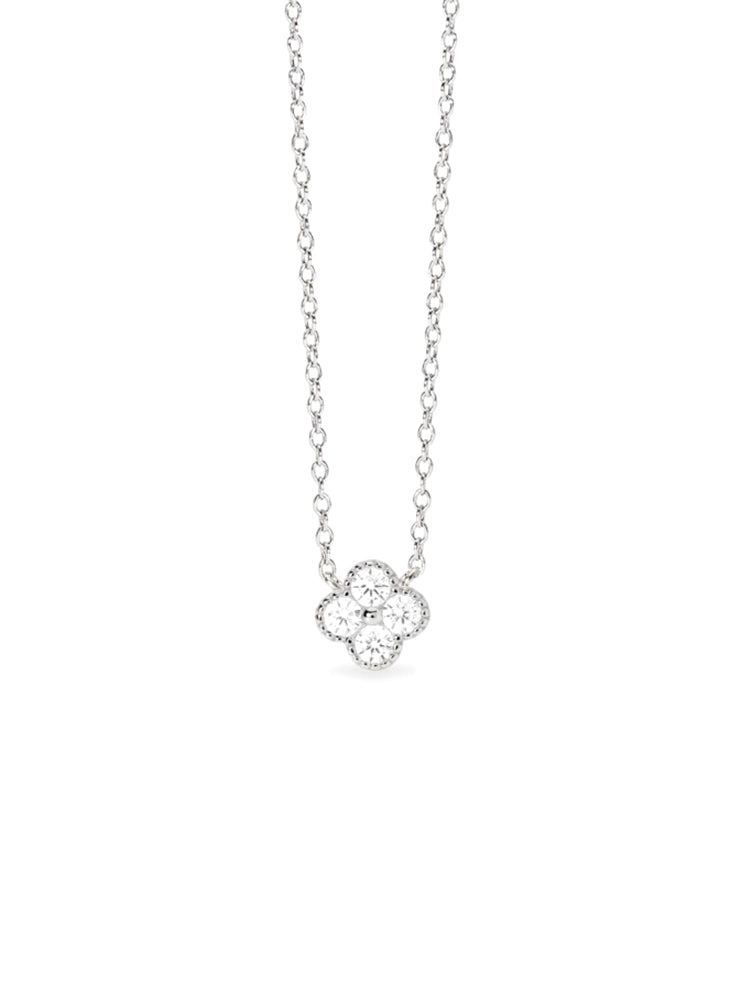 COLLANA DONNA CON ACQUAMARINA SINTETICA A CUORE MABINA GIOIELLI