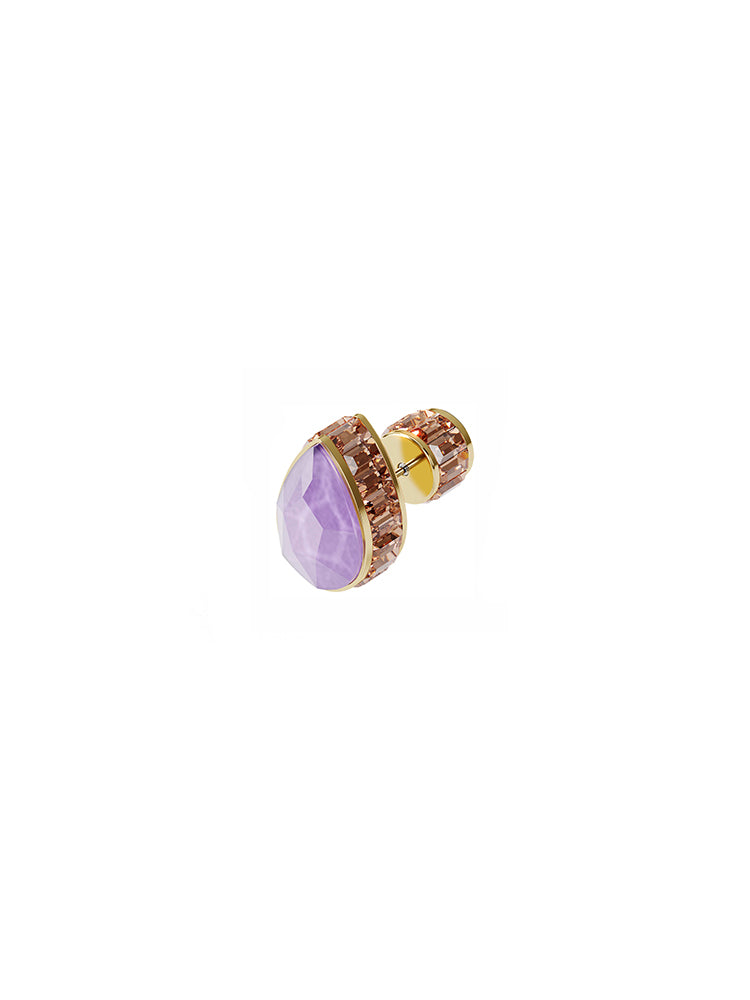 MONO ORECCHINO DONNA ORBITA, CRISTALLO TAGLIO DROP SWAROVSKI