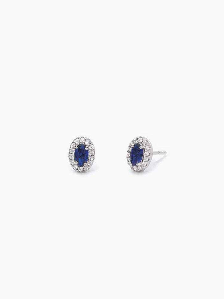 ORECCHINI DONNA COOL OR RÉTRO? IN ARGENTO E ZAFFIRI SINTETICI MABINA GIOIELLI